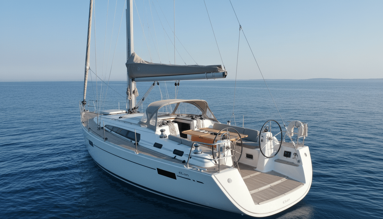 scopri elan impression 434: la barca a vela che unisce robustezza e comfort per affrontare lunghe traversate con sicurezza e piacere.