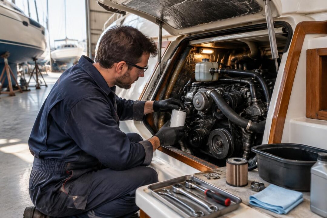 scopri come eseguire il tagliando e la manutenzione del motore entrobordo a fine stagione per proteggerlo e prepararlo al prossimo utilizzo.